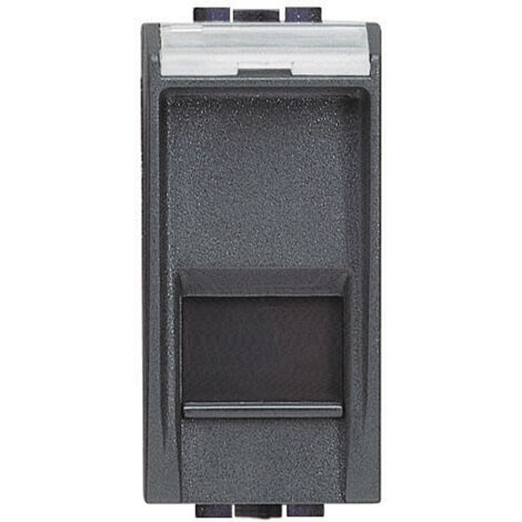 Connettore RJ45 BTicino Livinglight Categoria 6A UTP Antracite L4279C6