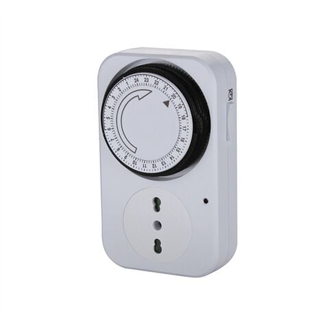 ZIRAN Interruttore Orario Relè Temporizzatore Meccanico Programmabile 24 Ore Su Guida DIN 110-240 V 16 A - Foto 14