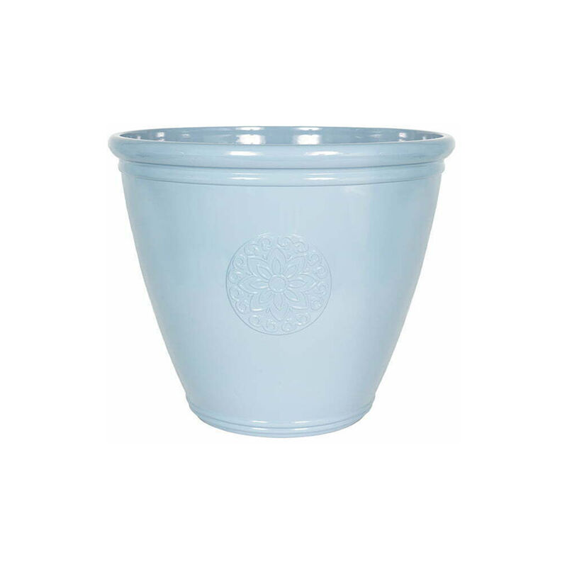 Plant pot Garden ID Fancy Blue Polyethylene 40 x 42 cm