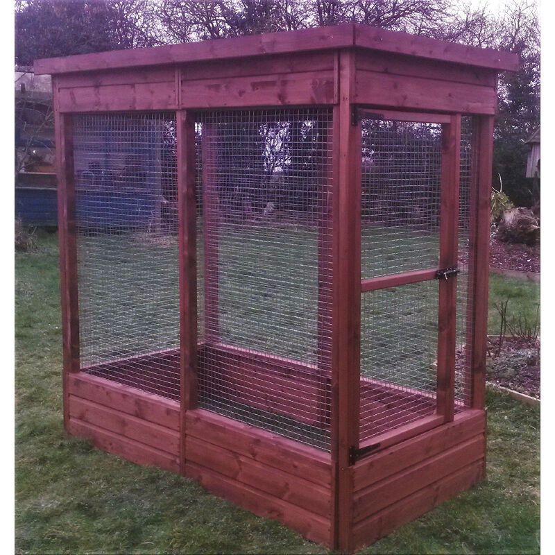 Buttercup Display Aviary 6' x 3' x 6' Outdoor Bird Aviary or Pet Cage