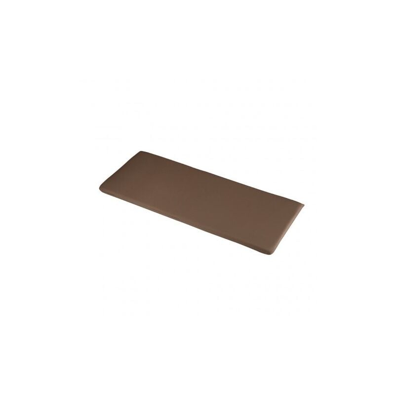 2 Seater Bench Outdoor Garden Furniture Cushion - L116 x W46 x H4 cm - Chocolate