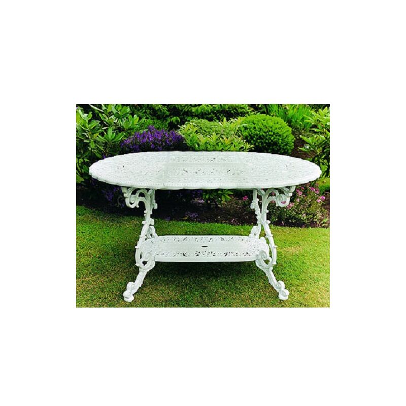 Victorian Mini Grand British Made, High Quality Cast Aluminium Garden Furniture - L141 x W95 x H73 cm