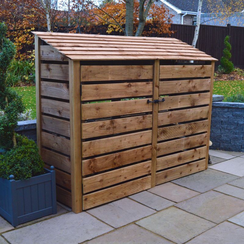 Normanton 6ft Log Store with Doors ...