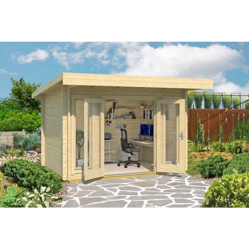 Barbados miniLog Cabin, Wooden Garden Room, Timber Summerhouse, Home