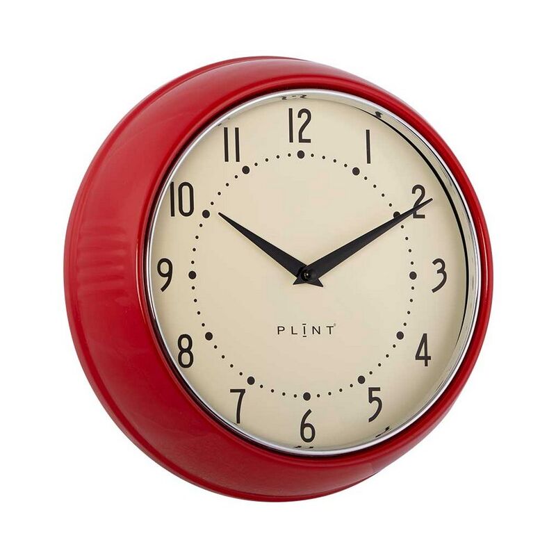Clocks - Metal/Glass - L23 x W7 x H23 cm - Red