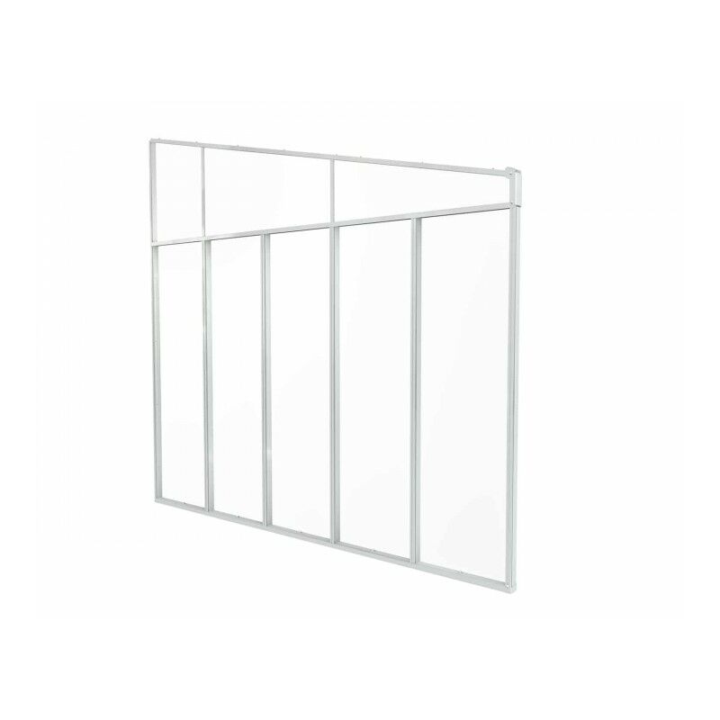 Patio Cover 4 Series Sidewall Acrylic L319 x W6.7 x H305 cm White