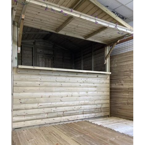 Wooden Garden 2.4M X 2M Standard Chalet (1/5)