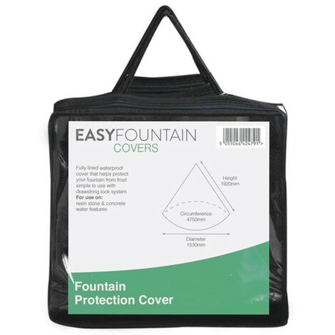 Fountain Protection Cover - Small - PE - L32 x W24 x H2 cm - Green