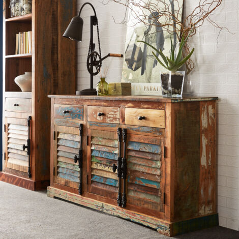 Coastal Large Sideboard - Wood - L40 x W140 x H80 cm (1/5)