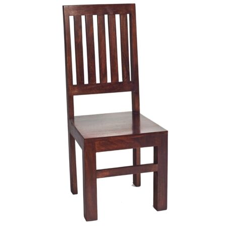 Dakota Mango Dining Chair High Slat Back (pair) (1/4)