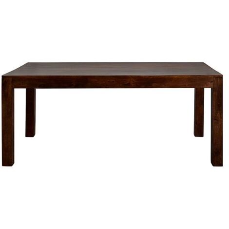Toko Dark Mango Large Dining Table - Solid Mango Wood - L90 x W180 x H76 cm (1/2)