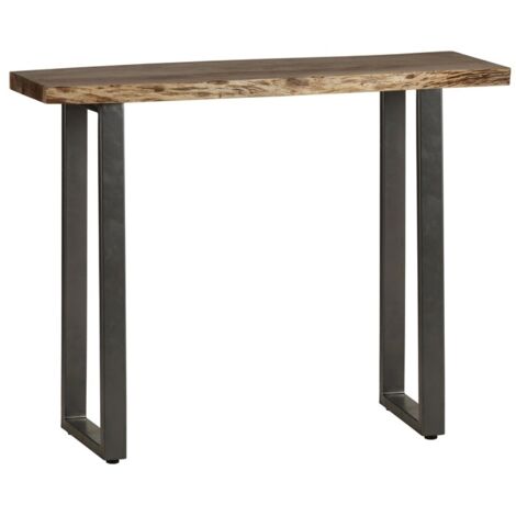 Natural Essential Live Edge Console Table