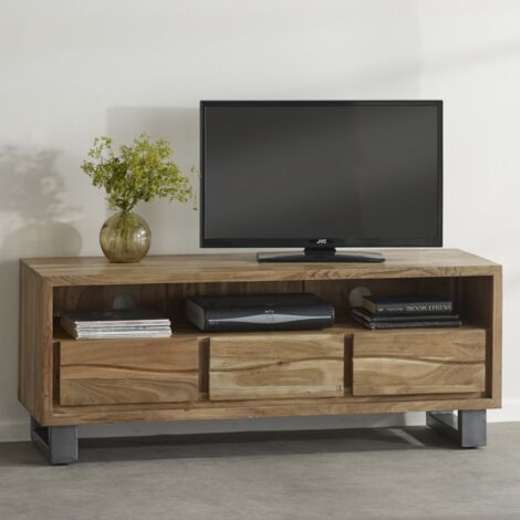 Natural Essential Live Edge Large Media Unit (1/5)