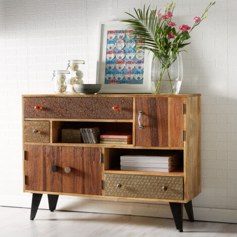 Sorio Sideboard Large 1 - Wood - L40 x W120 x H80 cm (1/5)