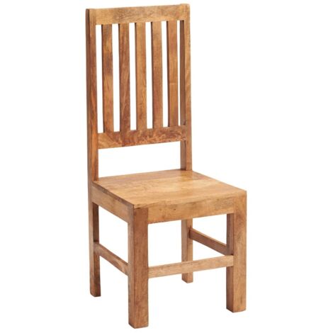 Dakota Light Mango Slat Back Dining Chair ( A Pair ) (1/3)