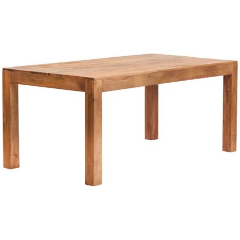 Toko Light Mango Large Dining Table - Solid Mango Wood - L90 x W180 x H76 cm (1/5)