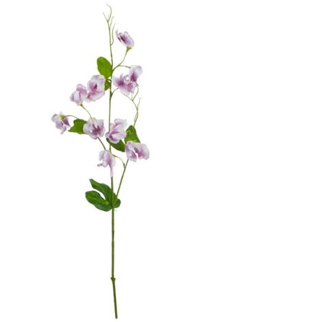 The Natural Garden Collection Sweetpea - Artificial Flower (Single Stem) - Plastic - H61 cm - Purple