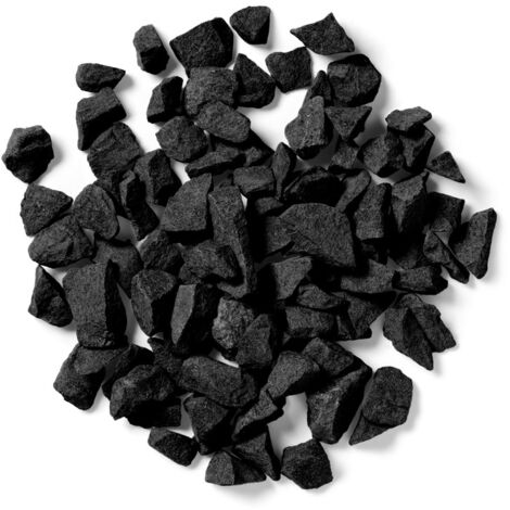 Meteor Bulk Bag 850 kg Chippings - 10-20 mm Black Basalt Stone - L100 x W100 x H80 cm
