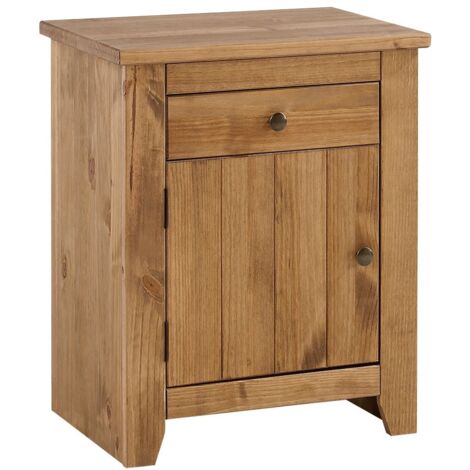 Havana Bedside Cabinet - Pine - L39 x W53 x H65 cm - Pine (1/2)