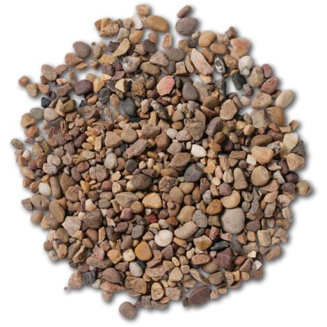 Quartzite Pea 10 mm Bulk Bag 850 kg Pebbles - Natural Stone - L100 x W100 x H80 cm