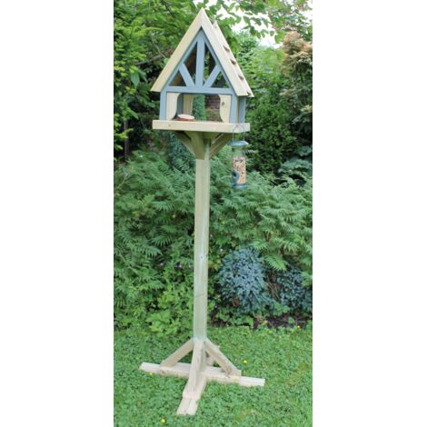 Cottage Bird Table - Timber - L41 x W41 x H192 cm - Partially Assembled (1/3)