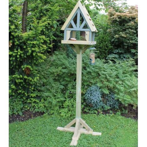 Pigeon Proof Bird Table - Timber - L41 x W41 x H192 cm - Partially Assembled (1/5)
