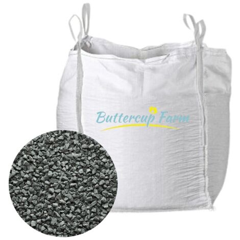 10-20mm Black Stone Basalt Chippings - Premium Aggregate Bulk Bag - 850 kilos
