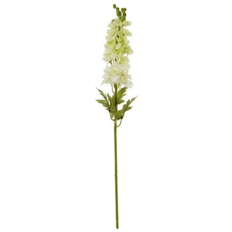The Natural Garden Collection Elatum Delphinium (Single Stem Flower) - Plastic - Height 78 cm - White