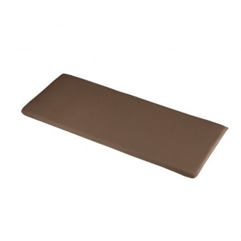2 Seater Bench Outdoor Garden Furniture Cushion - L116 x W46 x H4 cm - Chocolate