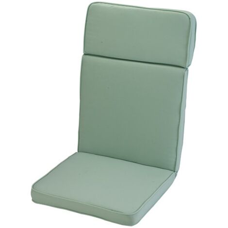 Misty Jade High Recliner Outdoor Garden Furniture Cushion - L116 x W49 x H4 cm