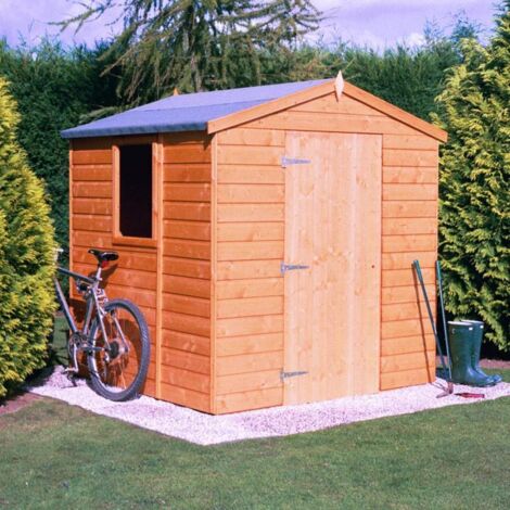 Faroe Single Door Tongue and Groove Garden Shed Workshop Approx 6 x 6 Feet