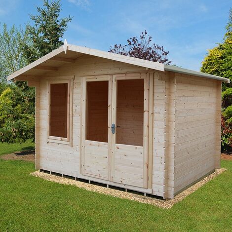 Berryfield Log Cabin Home Office Garden Room Approx 11 x 8 Feet (1/3)