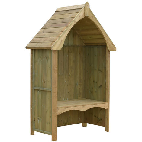 Balsam Arbour Garden Arch Seat Approx 4 x 2 Feet (1/5)