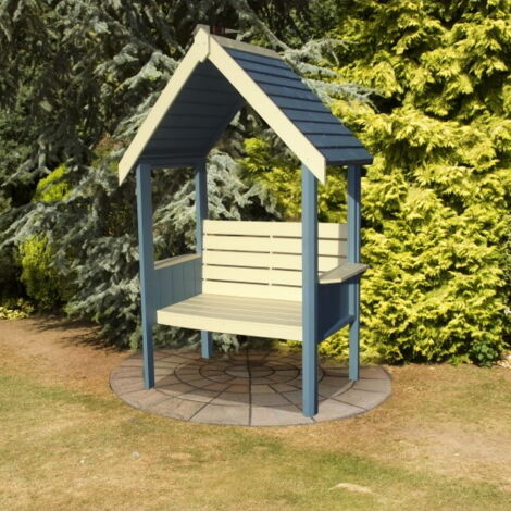 Blossom Arbour Garden Arch Seat Approx 4 x 2 Feet (1/3)