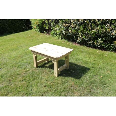 Coffee Table, Traditional Garden Wooden Furniture - L52 x W80 x H45 cm - Fully Assembled (1/5)