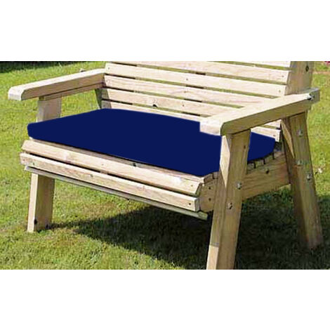 Waterproof Seat Pads - Triple - Navy Cushion - Outdoor Cushion for Garden Furniture