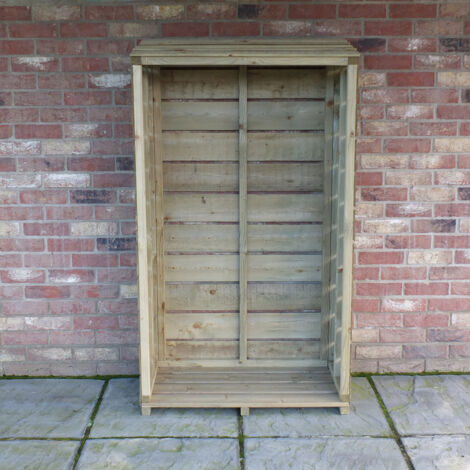 Sawn 2' 11" x 1' 5" Tall Wall Pressure Treated Log Store