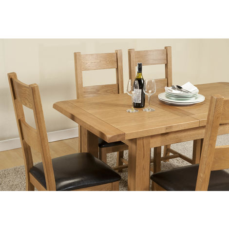 Shrewsbury Dining table with 1 extension 120-153 x 80