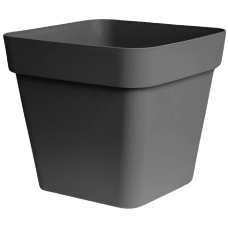 Cleo Square Planter - L40 x W40 x H39 cm - Black