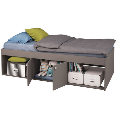Kidsaw Low Single 3ft Cabin Bed GREY
