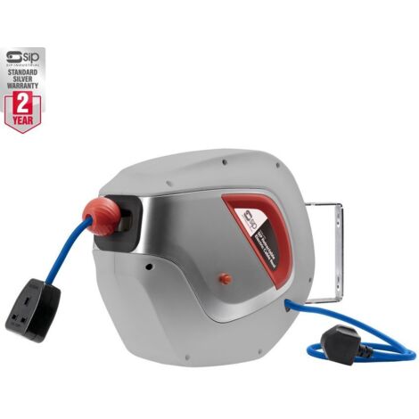SIP 07973 Retractable Electric Cable Reel 15 Meter