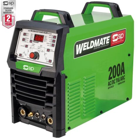 SIP Pro 200A AC/DC TIG/ARC Welder with Pulse (1/2)