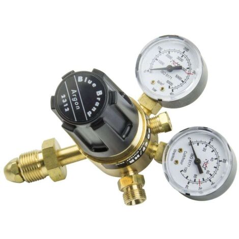 SIP Gas Bottle Regulator with Content Gauges - L9 x W6 x H3 cm (1/3)
