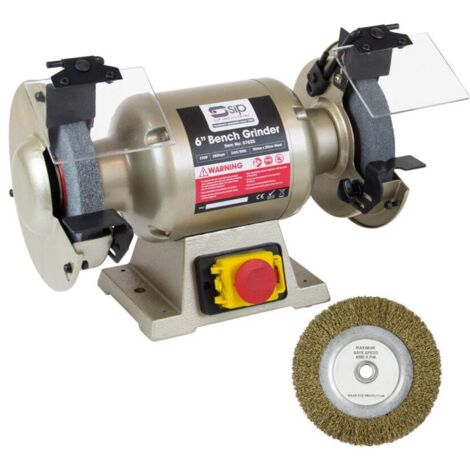 SIP 07625 - Professional Bench Grinder 6in (150mm) - 230V (1/2)