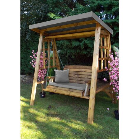 Antoinette wooden two seater garden online swing