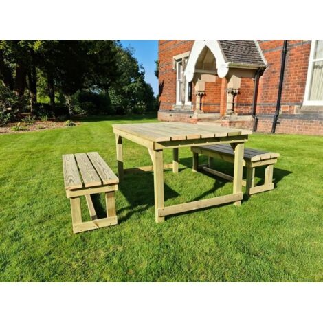Wooden Garden Butcher Table Set (1/5)