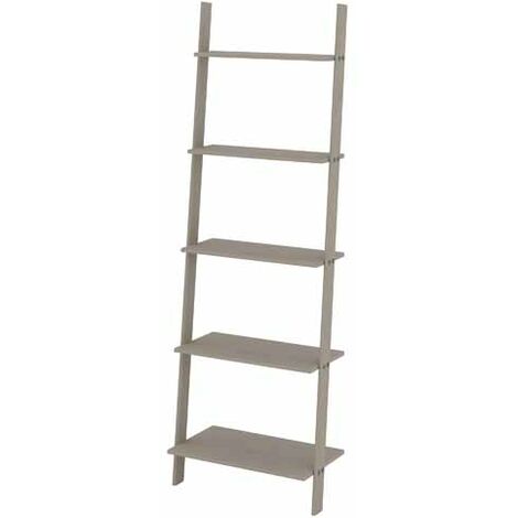 Ladder design shelf unit