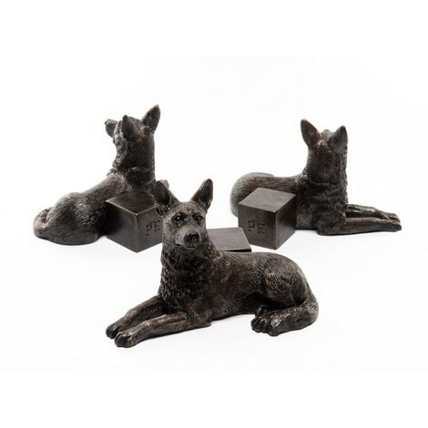 German Shepherd Plant Pot Feet - Set of 3 - L8 x W11.5 x H7.5 cm