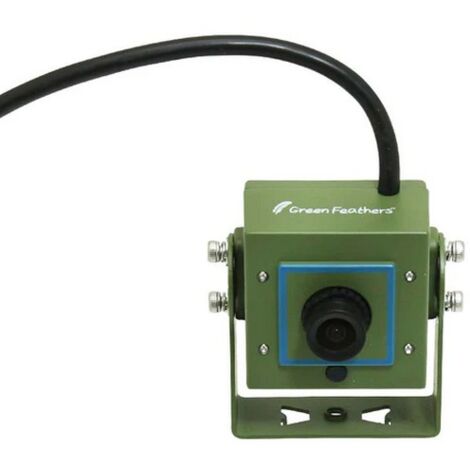 Wired Bird Box Camera with Night Vision (Spare camera only) Green, 8 Volt PSU 2.1mm Jack