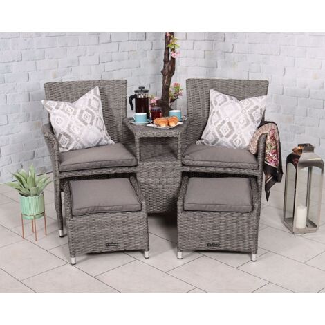Paris Fixed Companion Set with Cushions - H87 x W67 x L148 cm (1/5)